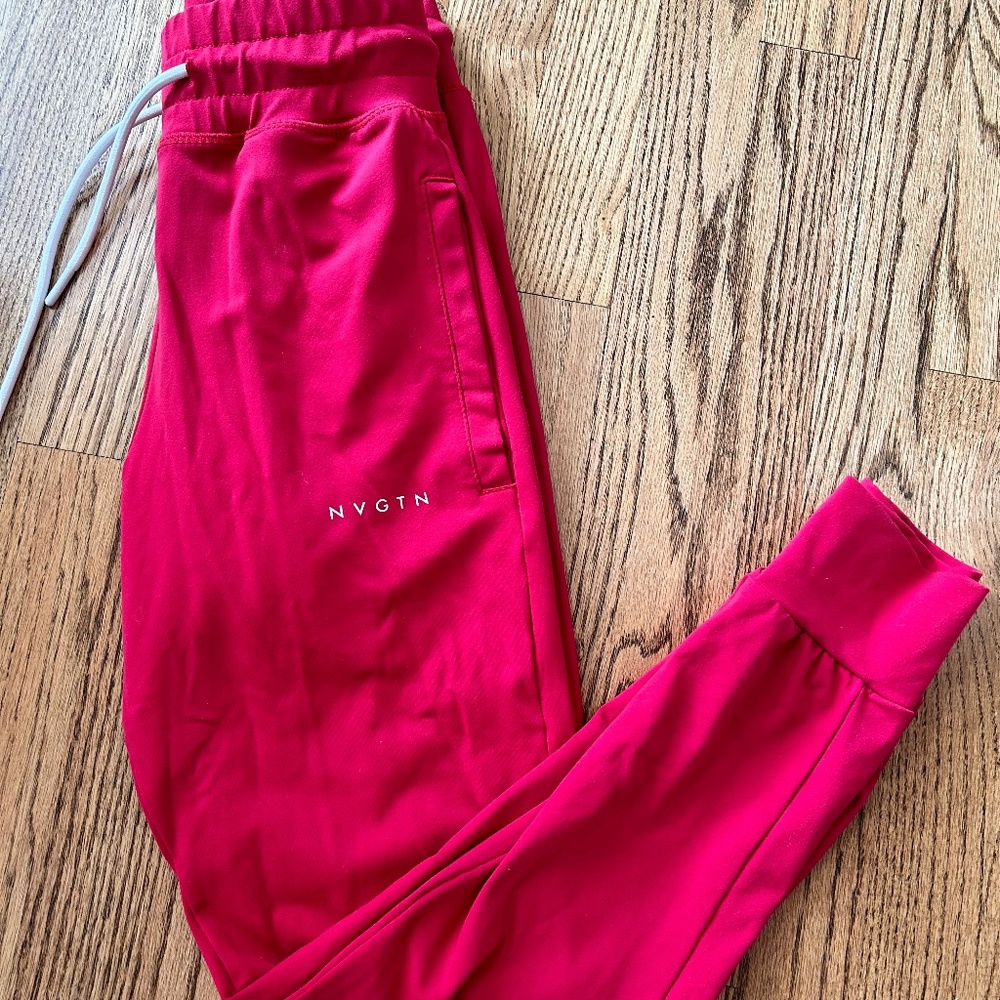 nvgtn red joggers